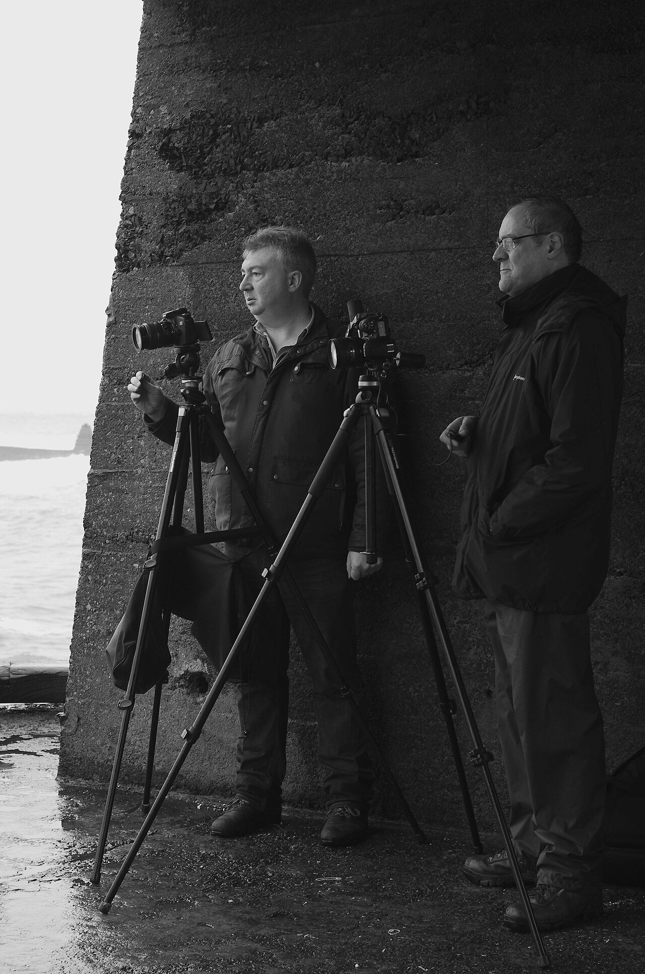 Photographers out shooting